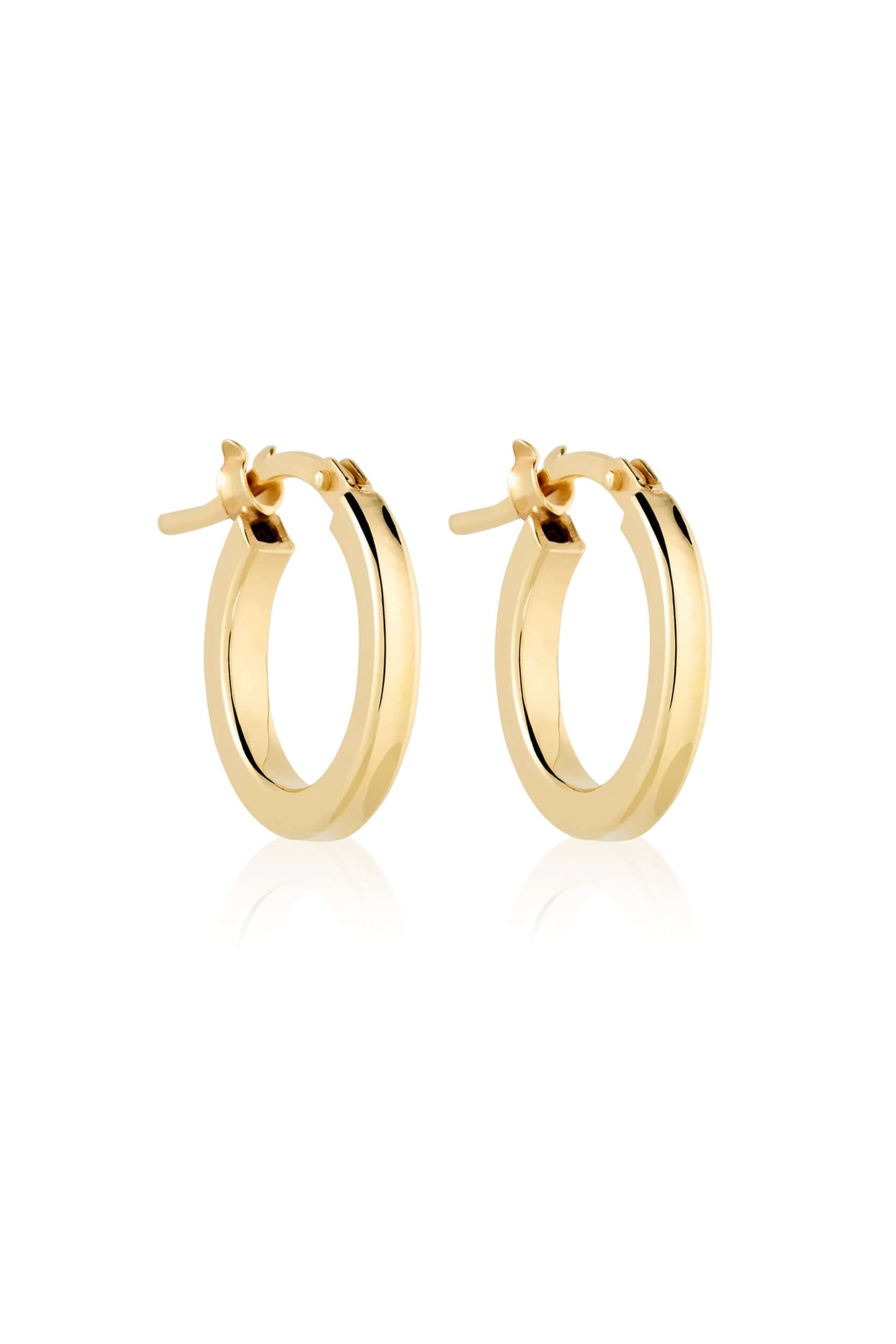 gold hoop earrings