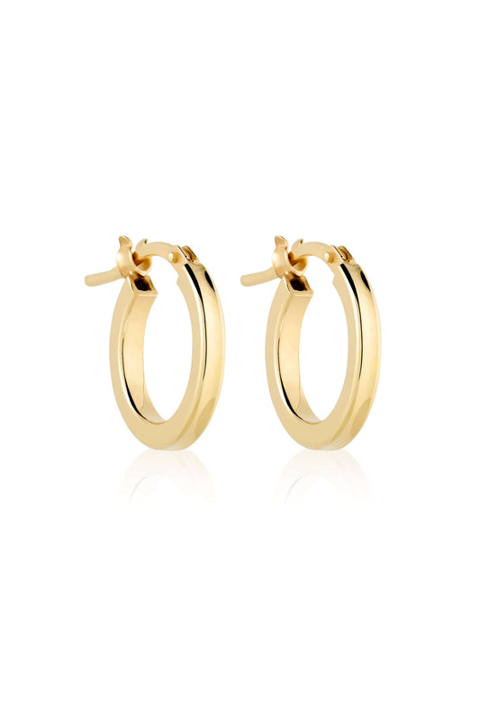 gold hoop earrings