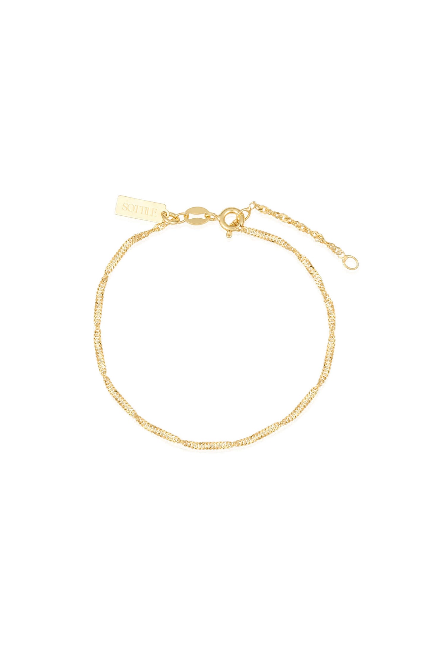 gold singapore bracelet