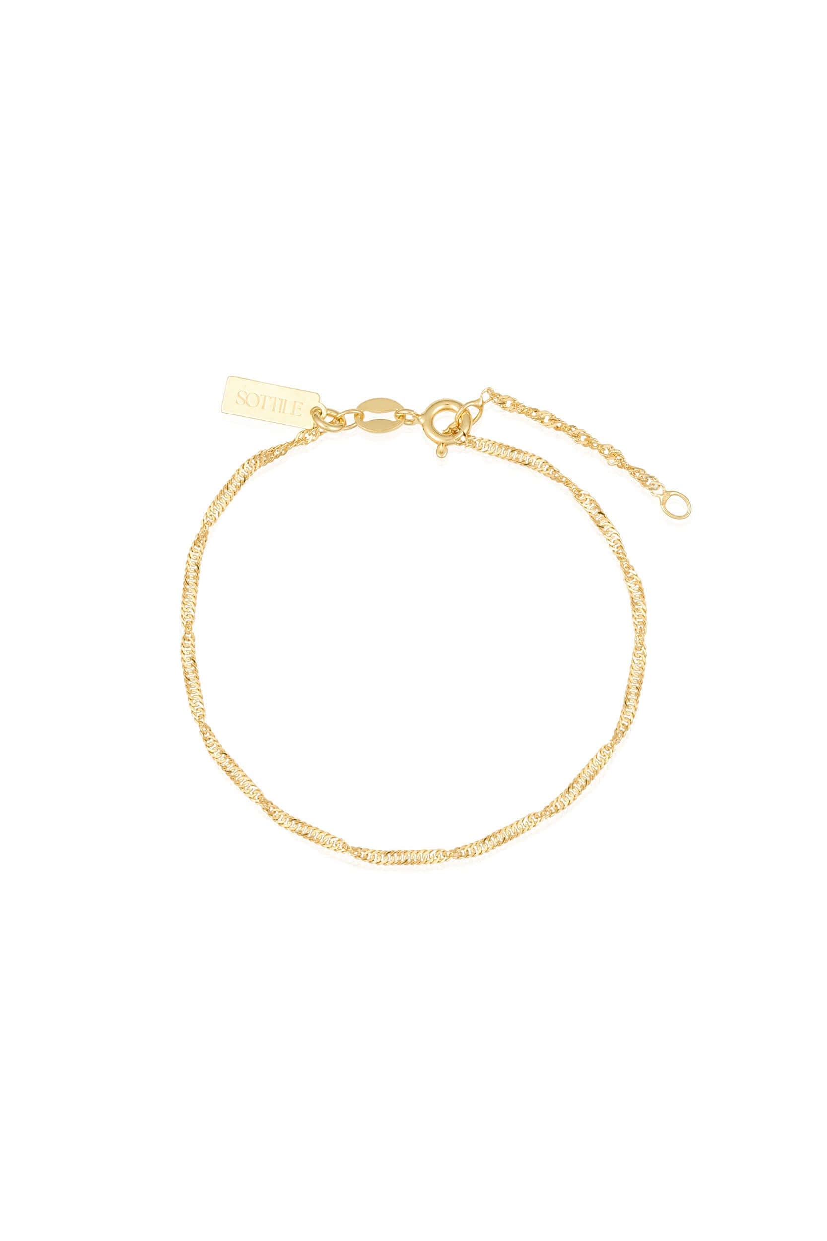 gold singapore bracelet