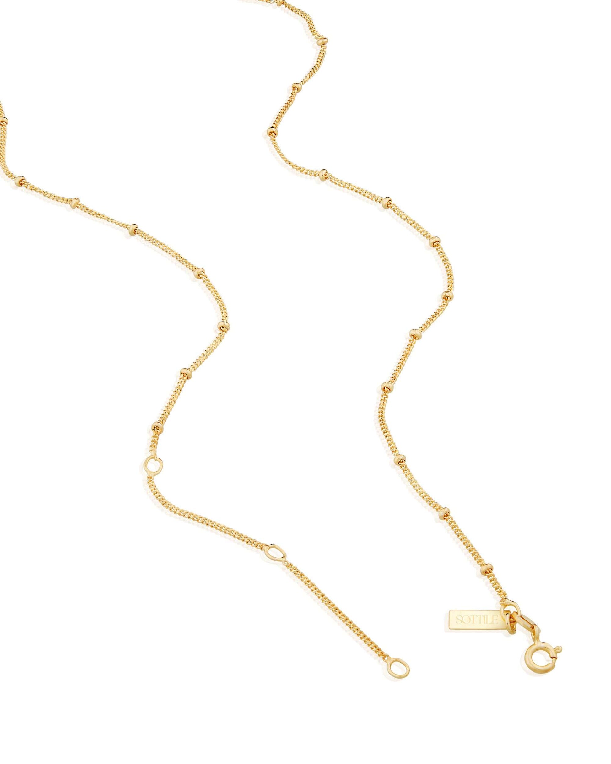 dainty gold necklace